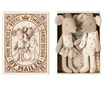MAILEG - Souris Jumeaux Royaux, Petits Sœur & Frère