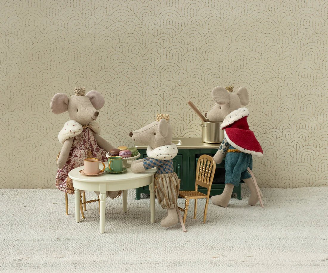 MAILEG - Table À Manger Vintage Pour Souris Maileg - Blanc Cassé