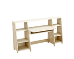 MATHY BY BOLS - Petit Bureau Avec Deux Colonnes Étagère ASYMETRY