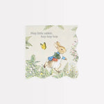 MERI MERI - Petites Serviettes Pierre Le Lapin Dans Le Jardin