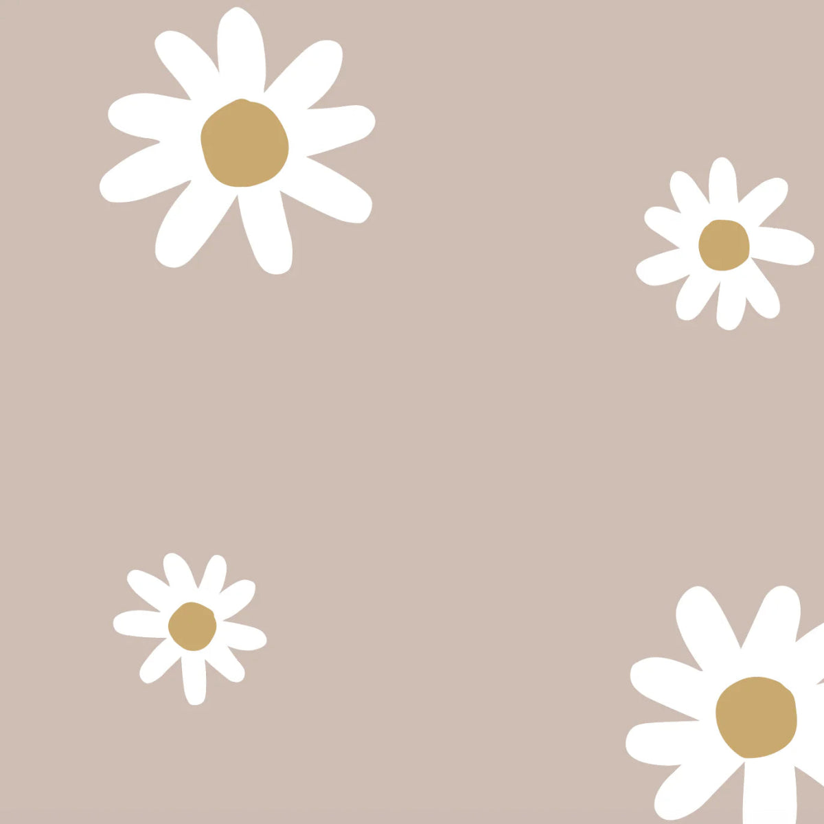MUNKS & ME - Grand Papier Peint Panoramique Pour Enfants - À Motifs Floraux De Marguerites
