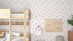 MUNKS & ME - Papier Peint Panoramique Pour Enfants - À Pois Peints, Motif Répété, Rose, Féerique
