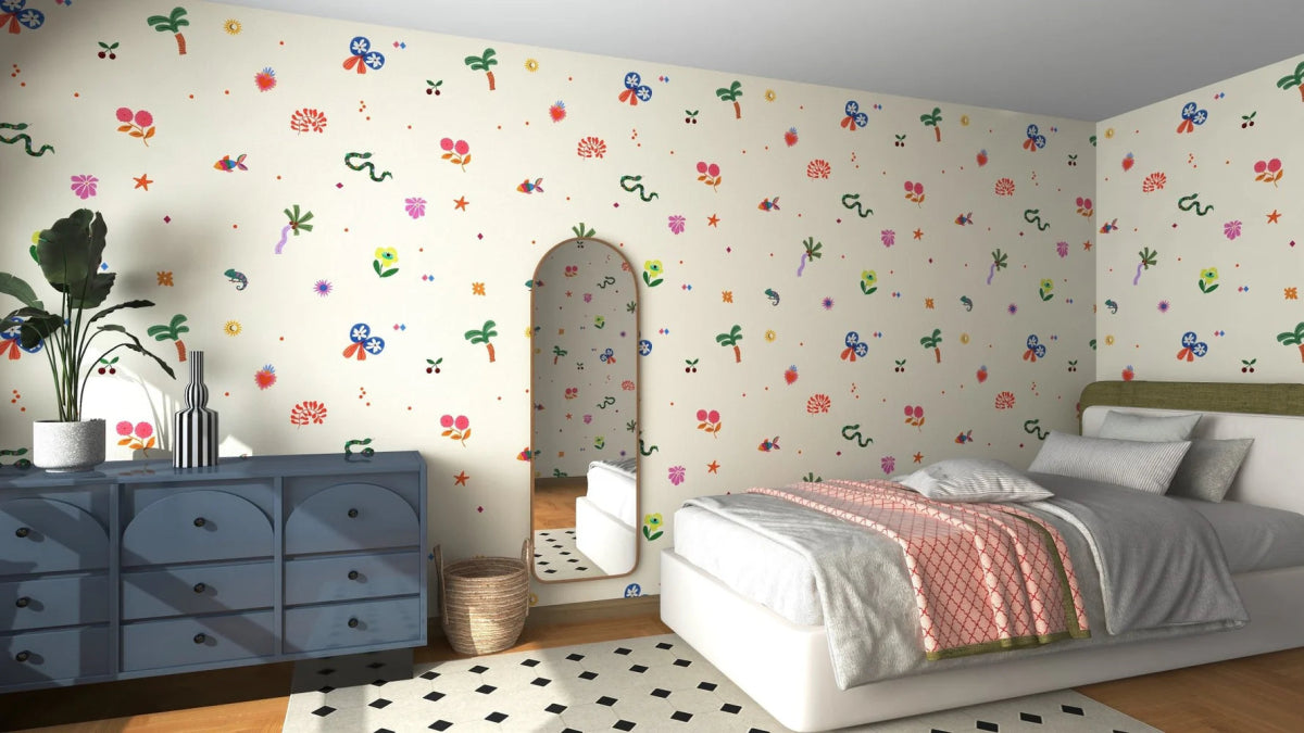 MUNKS & ME - Papier Peint Panoramique Pour Enfants - Doodle Dreams
