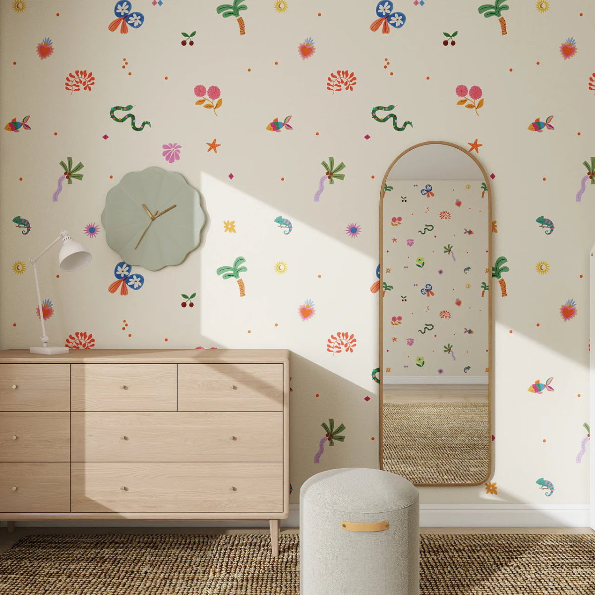 MUNKS & ME - Papier Peint Panoramique Pour Enfants - Doodle Dreams