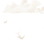 MUNKS & ME - Papier Peint Panoramique Pour Enfants - Fresque Munks + Me X Olivia Bowen | Nuages et Oiseaux