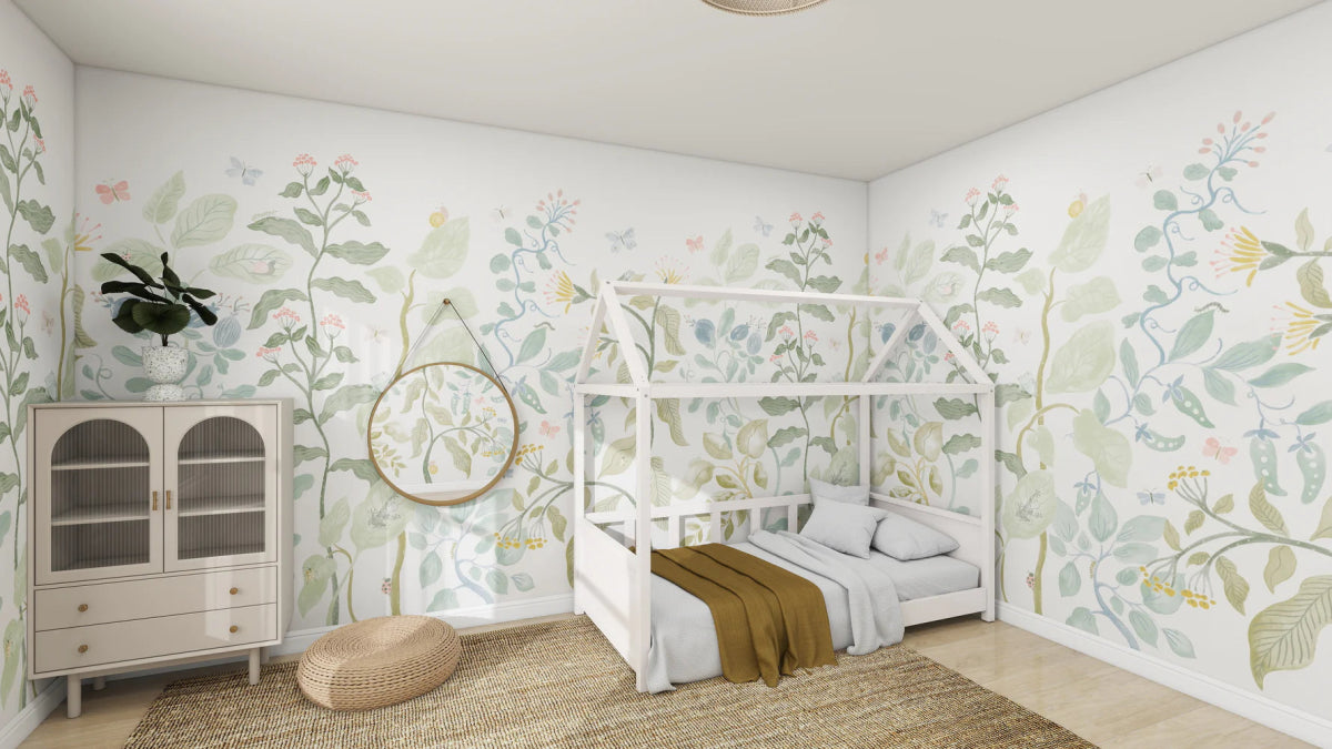 MUNKS & ME - Papier Peint Panoramique Pour Enfants - Jardin Secret