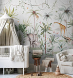 MUNKS & ME - Papier Peint Panoramique Pour Enfants - Safari Wonderland
