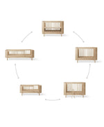 OLIVER FURNITURE - 041581 - Junior Kit De Conversion Mini+ (pièces Complémentaires Au Lit Bébé Évolutif Mini+), Chêne