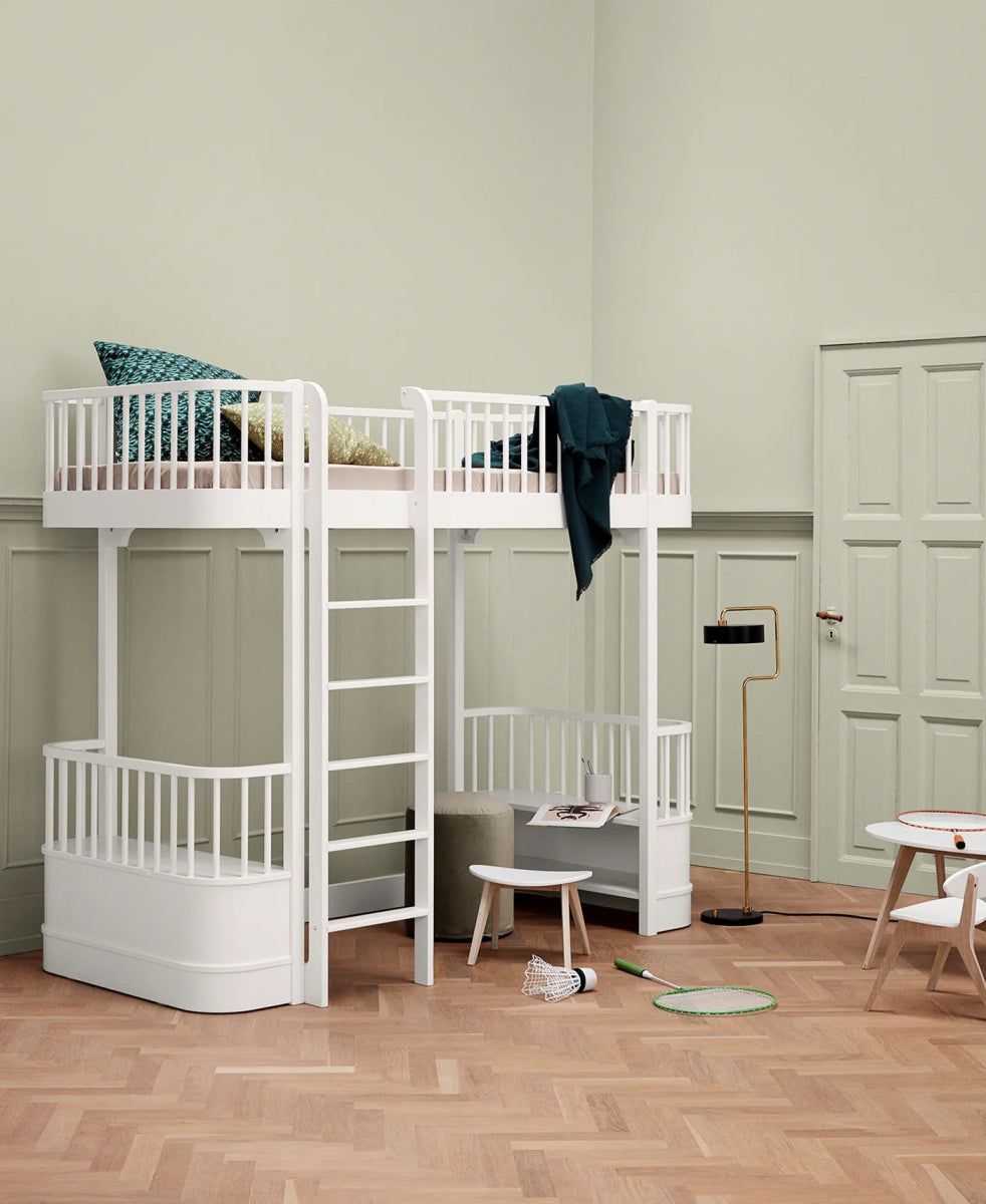 OLIVER FURNITURE - 041703 - Kit De Conversion Original, Lit/lit Junior - En Lit Mezzanine Haut, Blanc