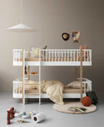 OLIVER FURNITURE - 041761 - Kit De Conversion Original, 2 Lits – En Lit Superposé Mi - haut, Blanc/chêne