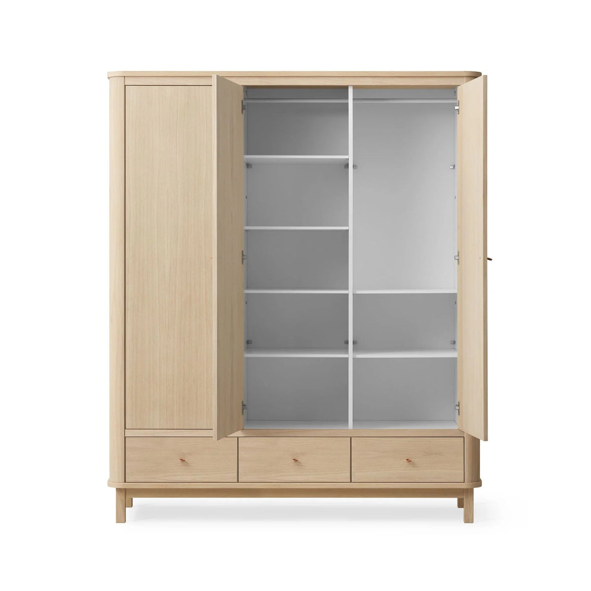 OLIVER FURNITURE - Armoire Oliver Furniture 3 Portes, Chêne