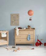 OLIVER FURNITURE - Commode À Langer 3 Tiroirs Wood, Chêne