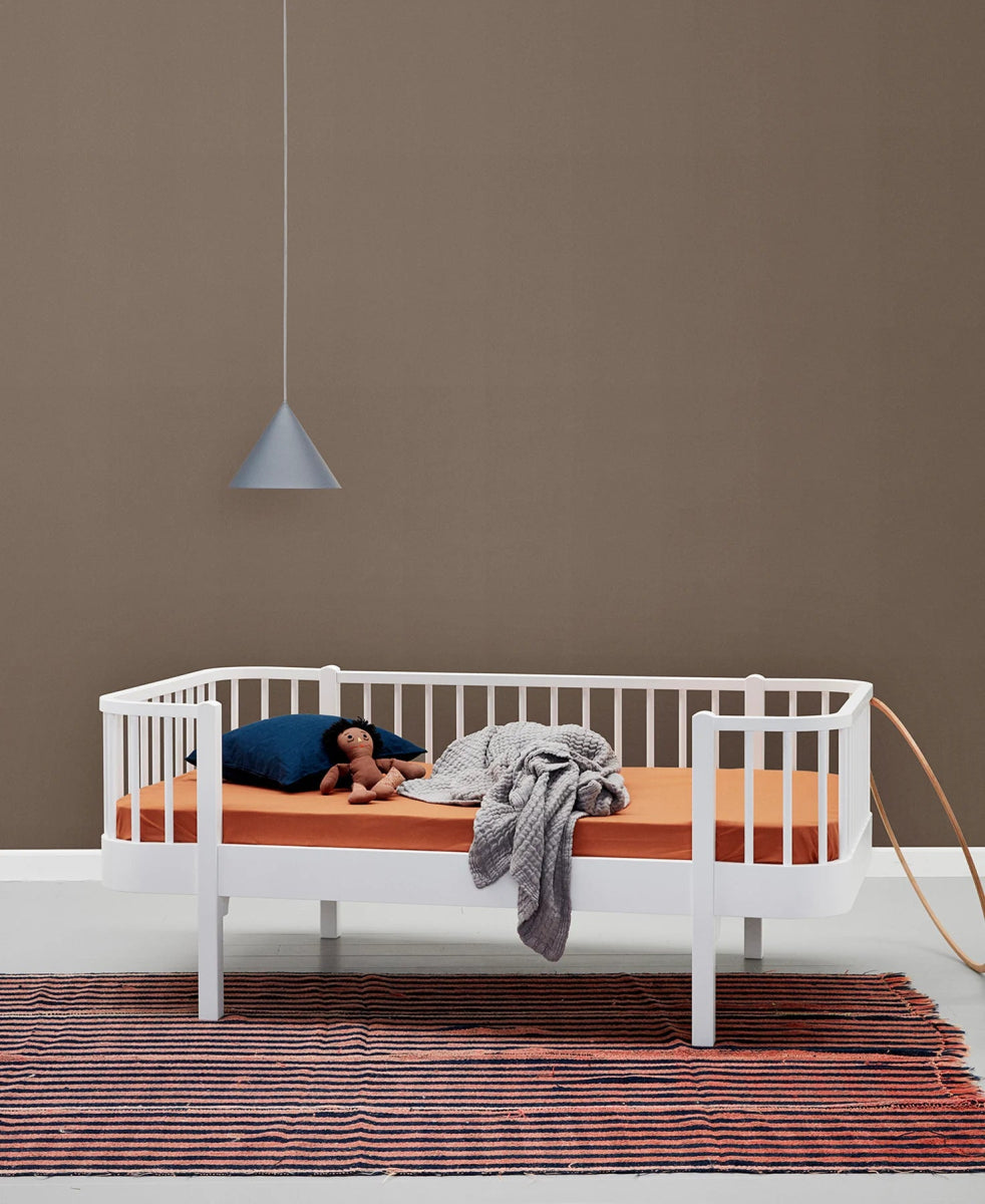OLIVER FURNITURE - Lit Banquette Junior Wood Original, Blanc