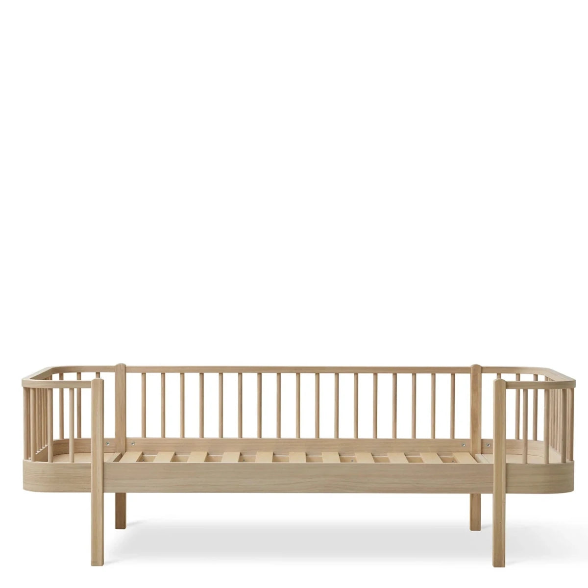 OLIVER FURNITURE-Lit Banquette, Original, 90x200 Cm, Chêne