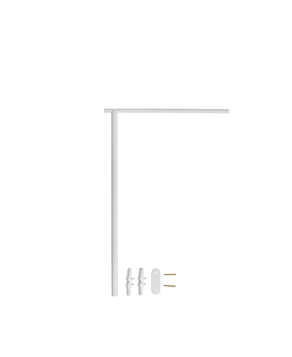 OLIVER FURNITURE - Lit Bébé Évolutif Wood Mini+, Avec Kit Junior Inclus, Blanc