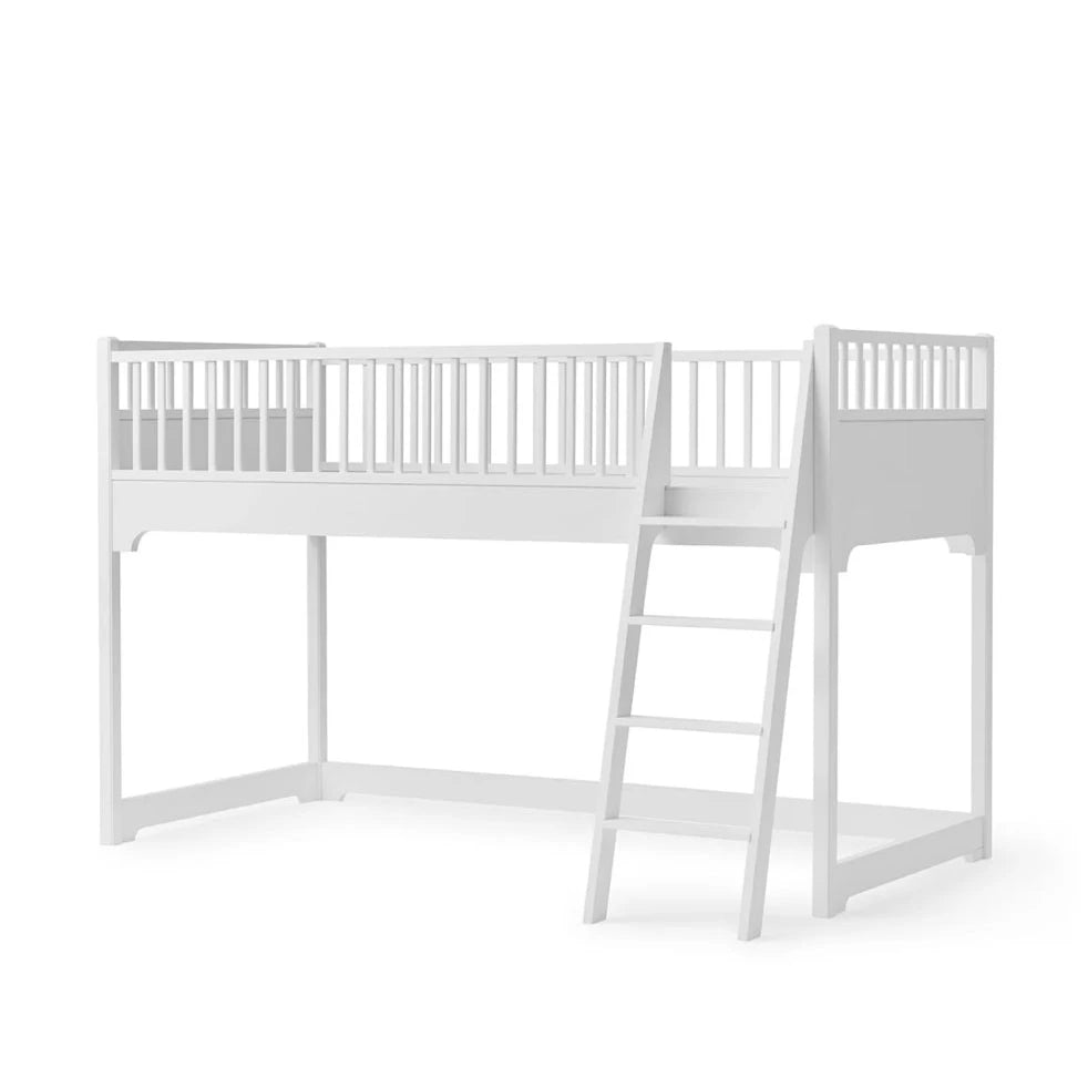 OLIVER FURNITURE - Lit Mezzanine Mi - haut Seaside Classic