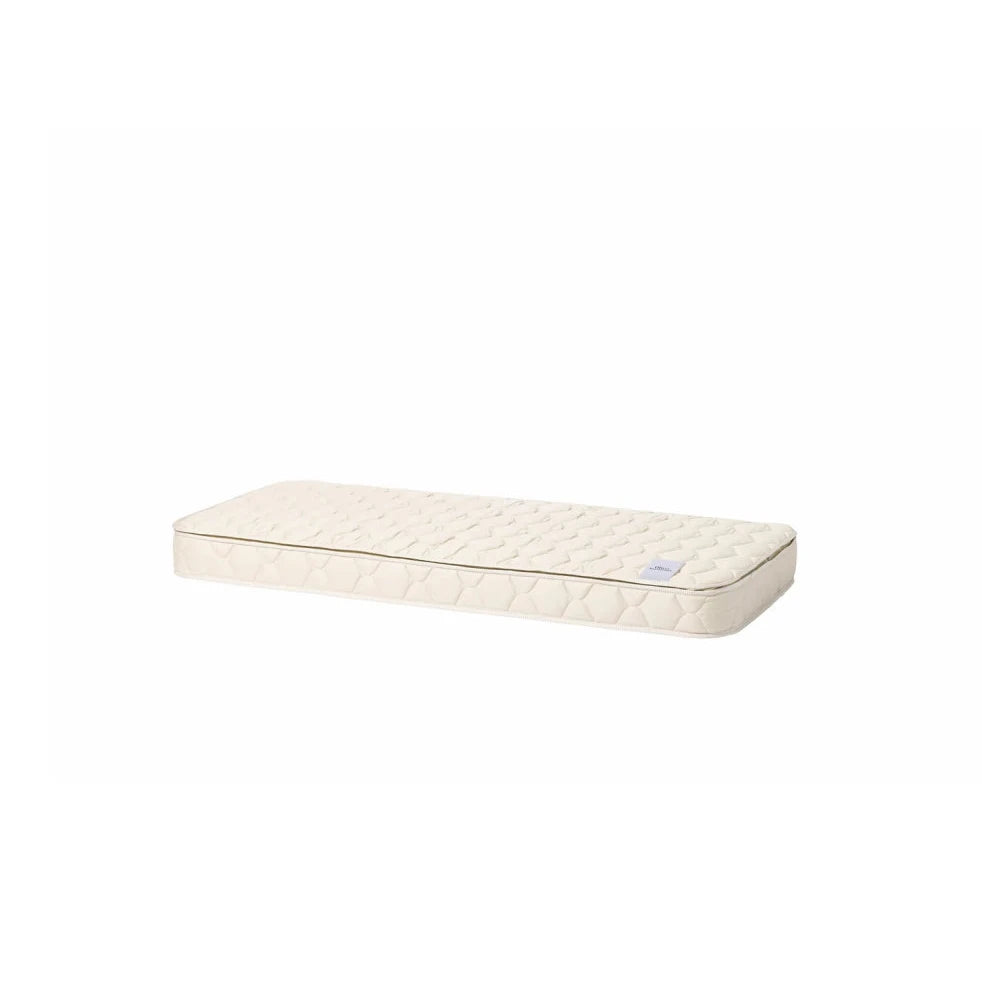 OLIVER FURNITURE - Lit Mezzanine Mi - haut Wood Mini+, Blanc/Chêne