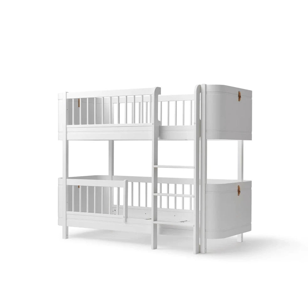 OLIVER FURNITURE - Lit Superposé Mi - Haut Wood Mini+, Blanc