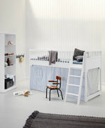 OLIVER FURNITURE - Rideau Oliver Furniture, Classic, Rayé Bleu