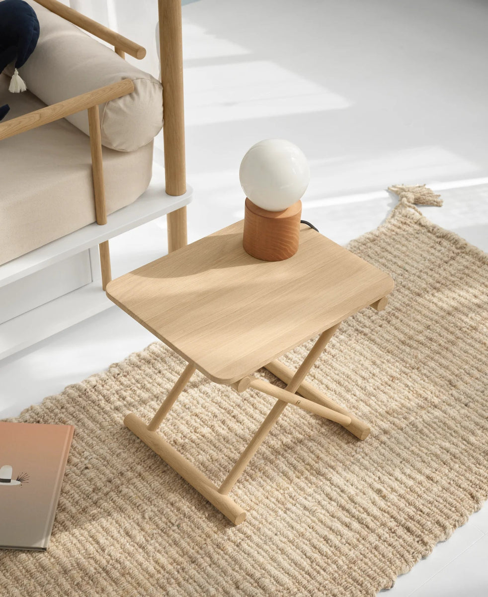 OLIVER FURNITURE - Table De Chevet Basse Camp, Chêne