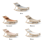 OLIVER FURNITURE - Transat Enfant Wood, Chêne/Caramel
