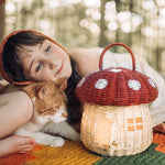 OLLI ELLA - Panier Champignon - Rouge