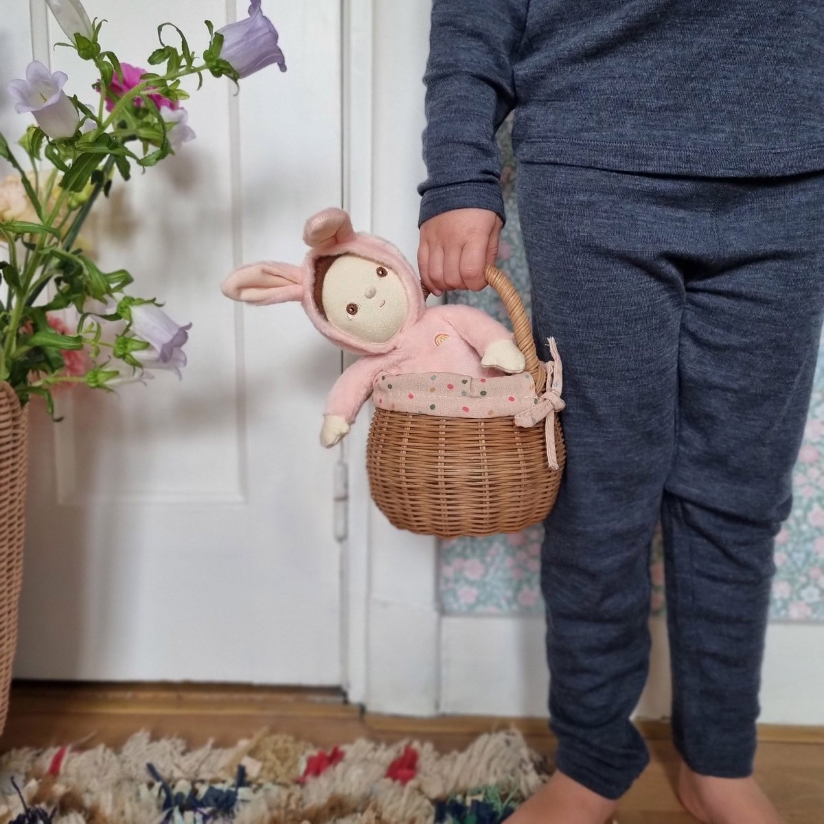 OLLI ELLA - Poupée Dinky Dinkum - Bella Bunny - Rose