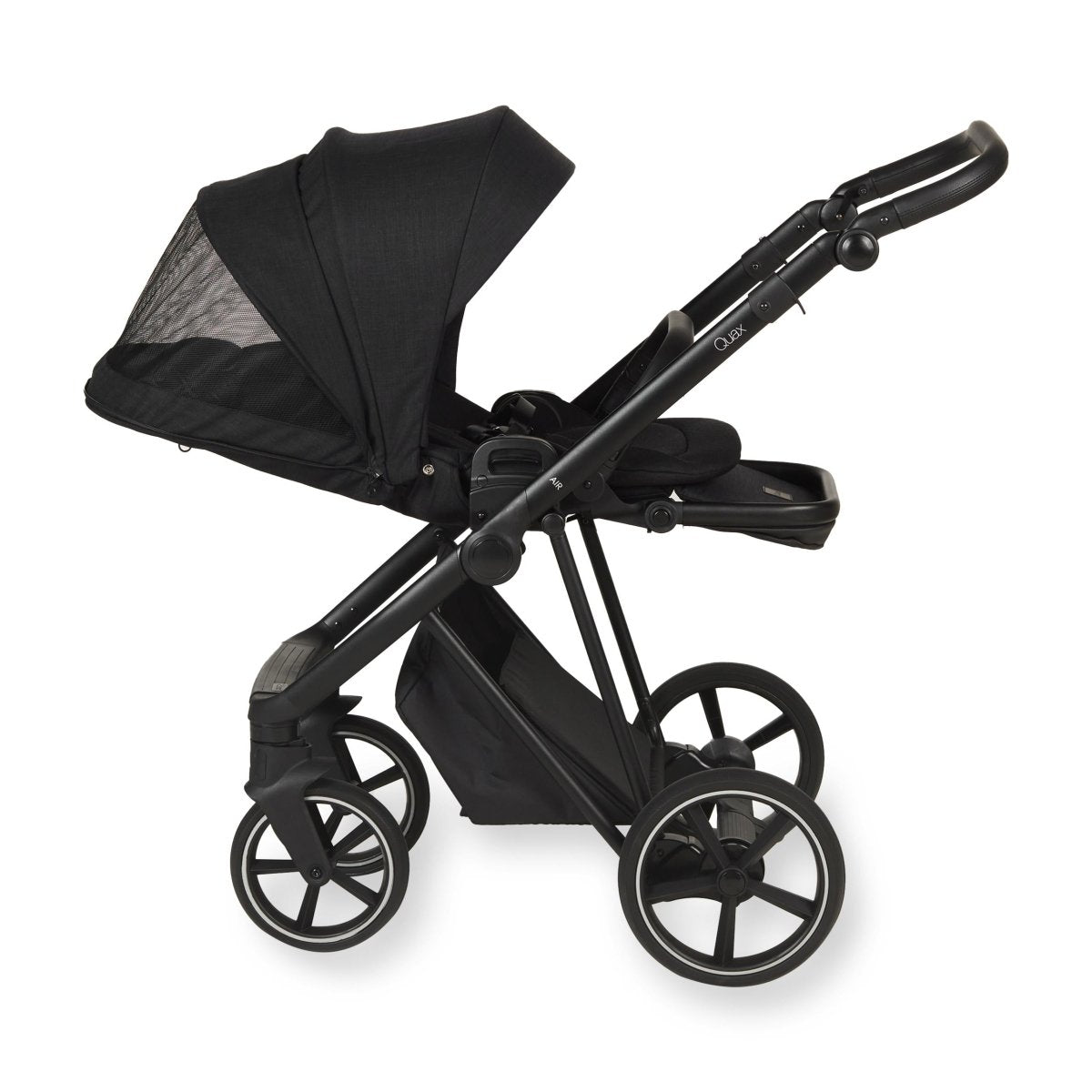 QUAX - Air - Poussette + Nacelle - Black