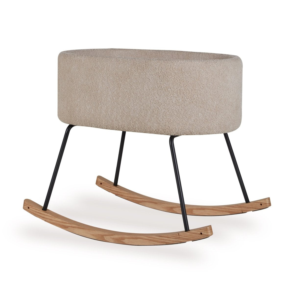 QUAX - Berceau à Bascule De Luxe - Mouton Bouclé