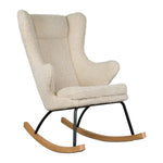 QUAX - Chaise À Bascule Adulte De Luxe - Mouton