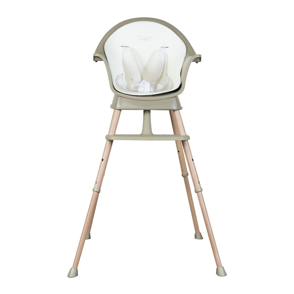 QUAX - Chaise Bébé Evolutive Ultimo 3 Luxe - Thym - Naturel