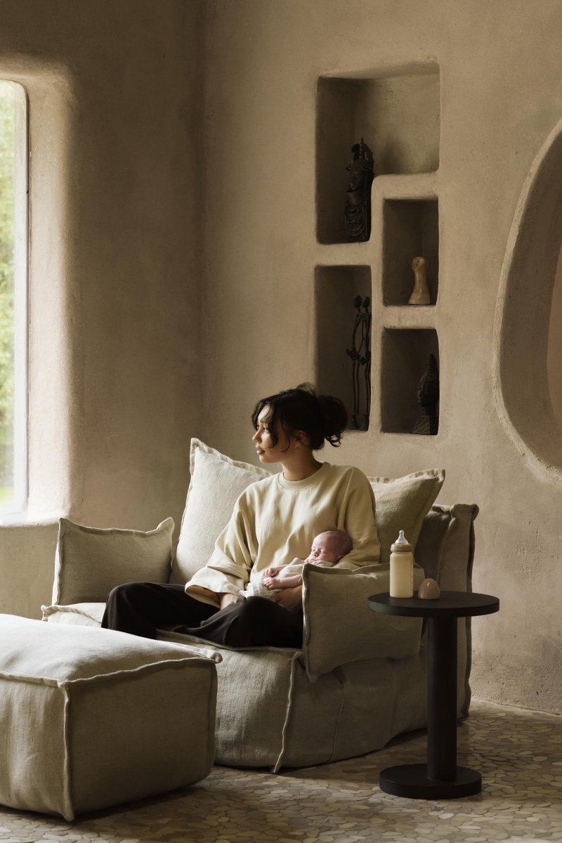 QUAX - Chaise Longue En Lin