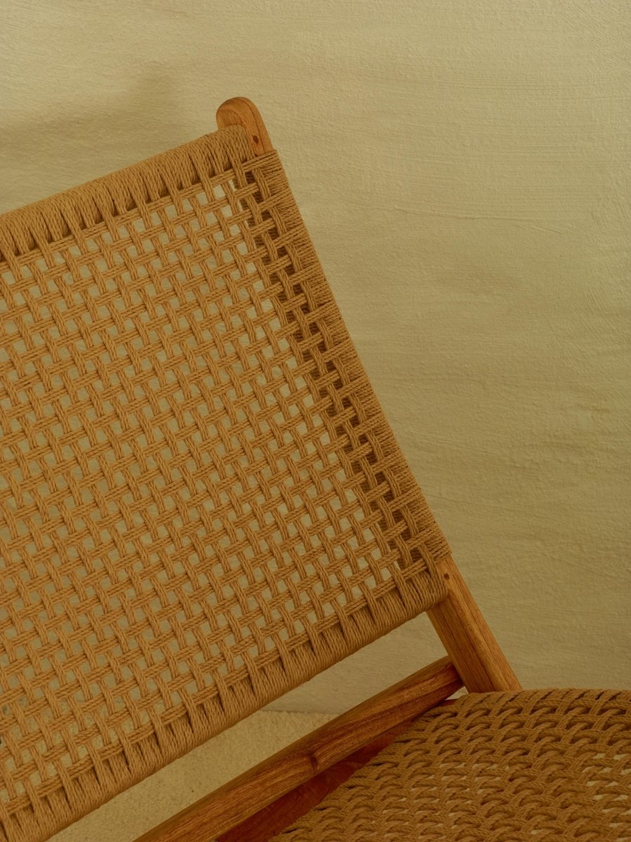 QUAX - Chaise Pliante Adulte en Corde à Tisser