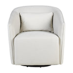 QUAX - Fauteuil Gomi - Swivel & Gliding Chair - Mohair Beige