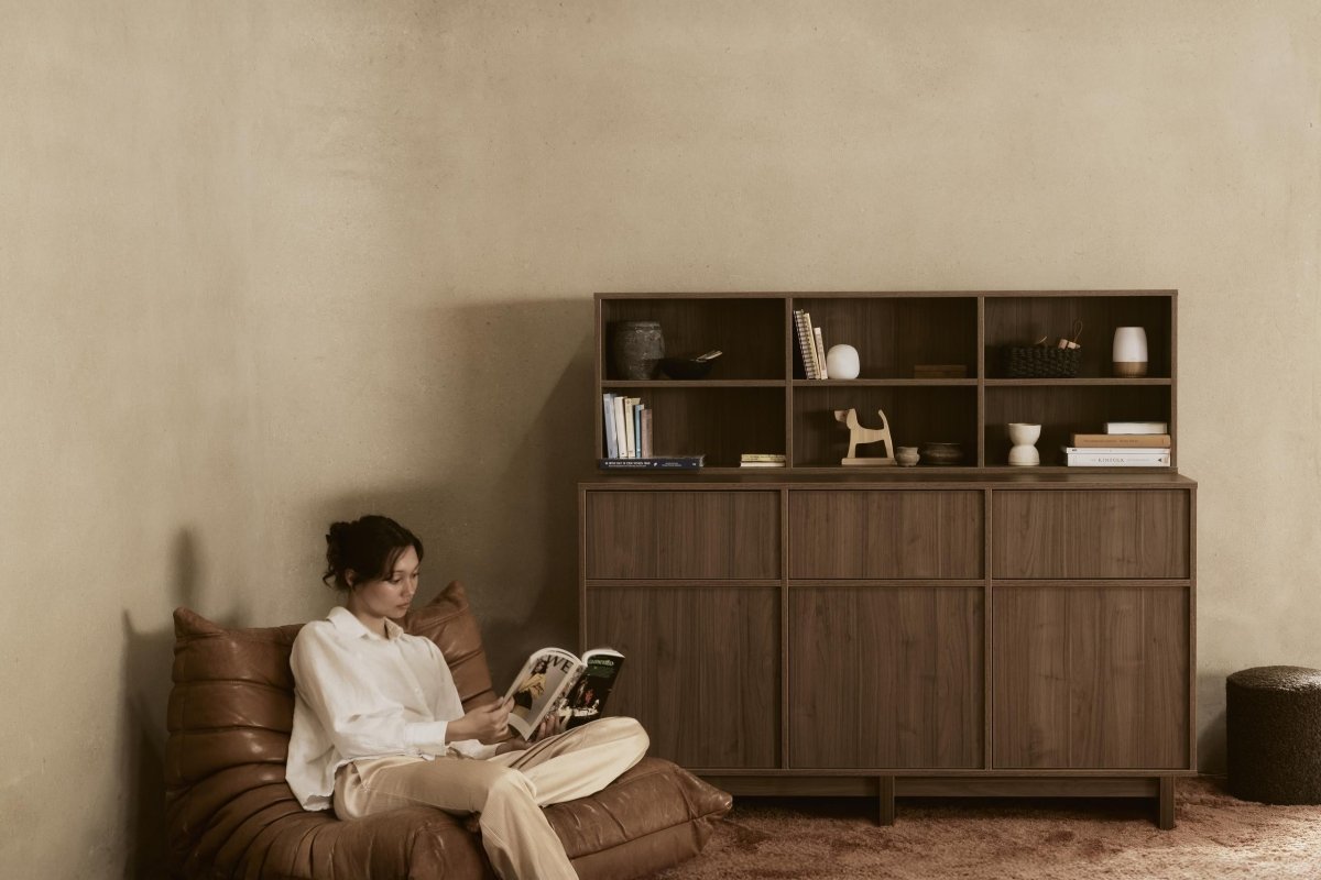QUAX - Kyo Commode Xl - Option Rangement - Walnut