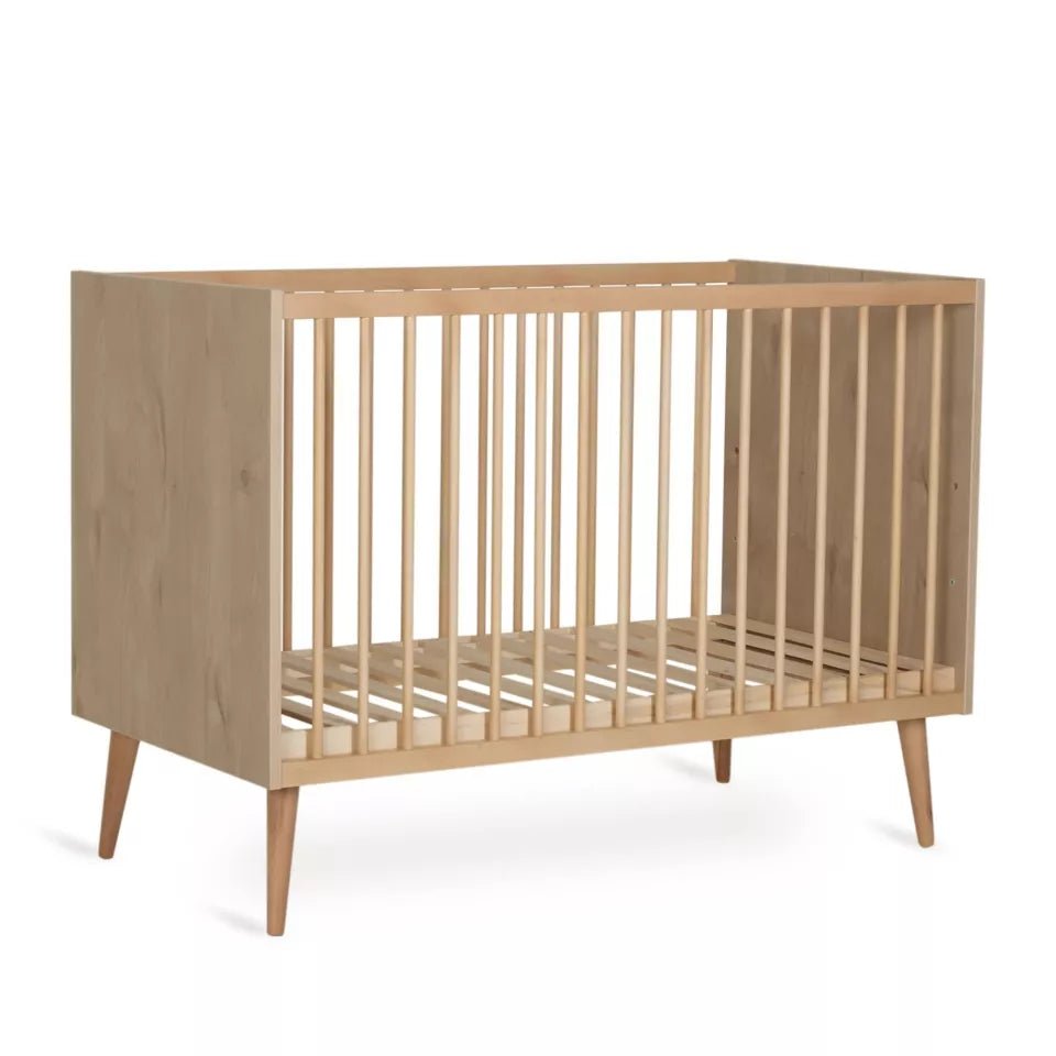 QUAX - Lit Bébé COCOON 120 x 60 cm - Chêne Naturel