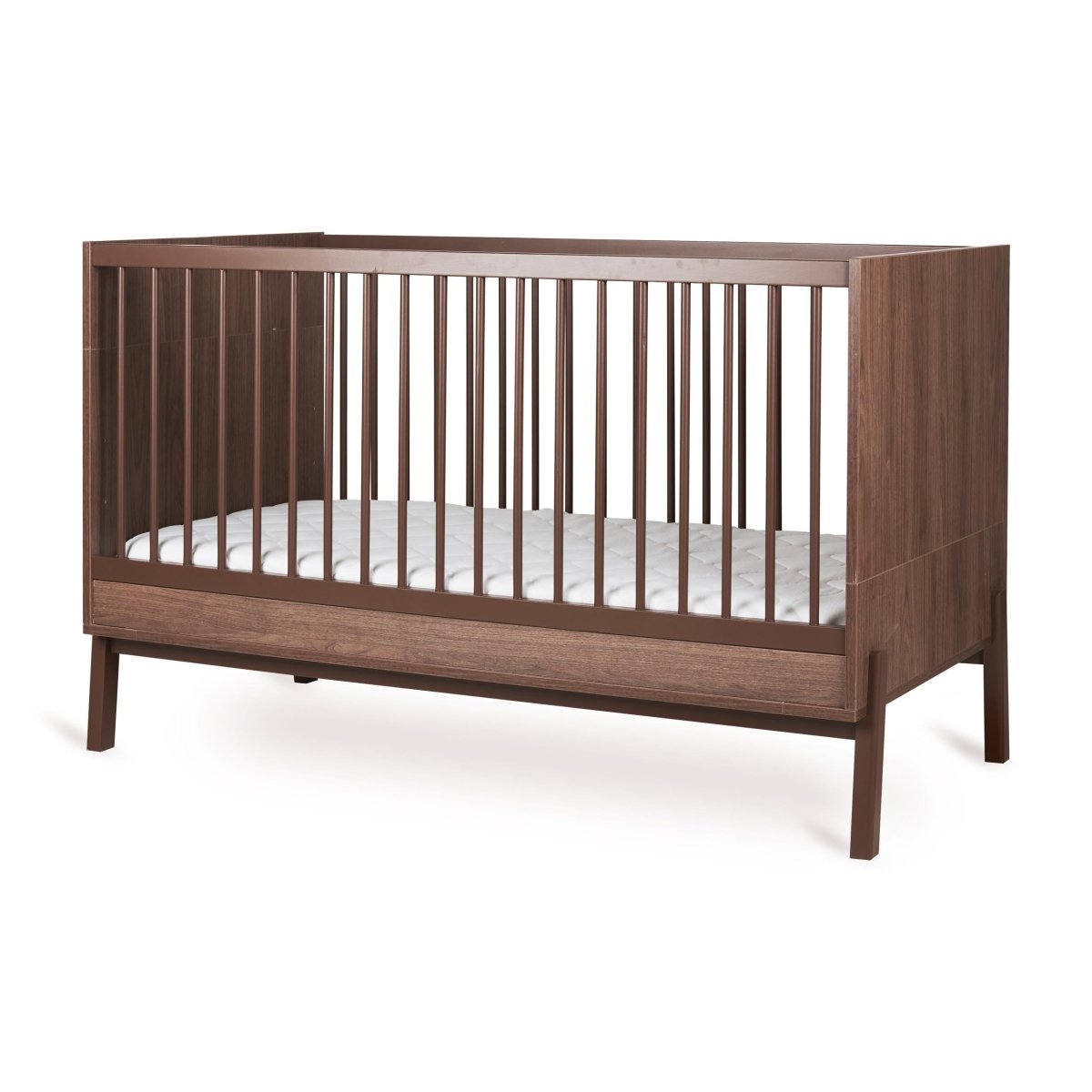 QUAX - Lit Bébé Évolutif ASHI 70 x 140 cm - Chataignier