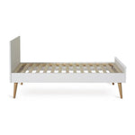 QUAX - Lit Bébé Évolutif COCOON 140 x 70 cm - Blanc Glacé
