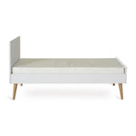 QUAX - Lit Bébé Évolutif COCOON 140 x 70 cm - Blanc Glacé