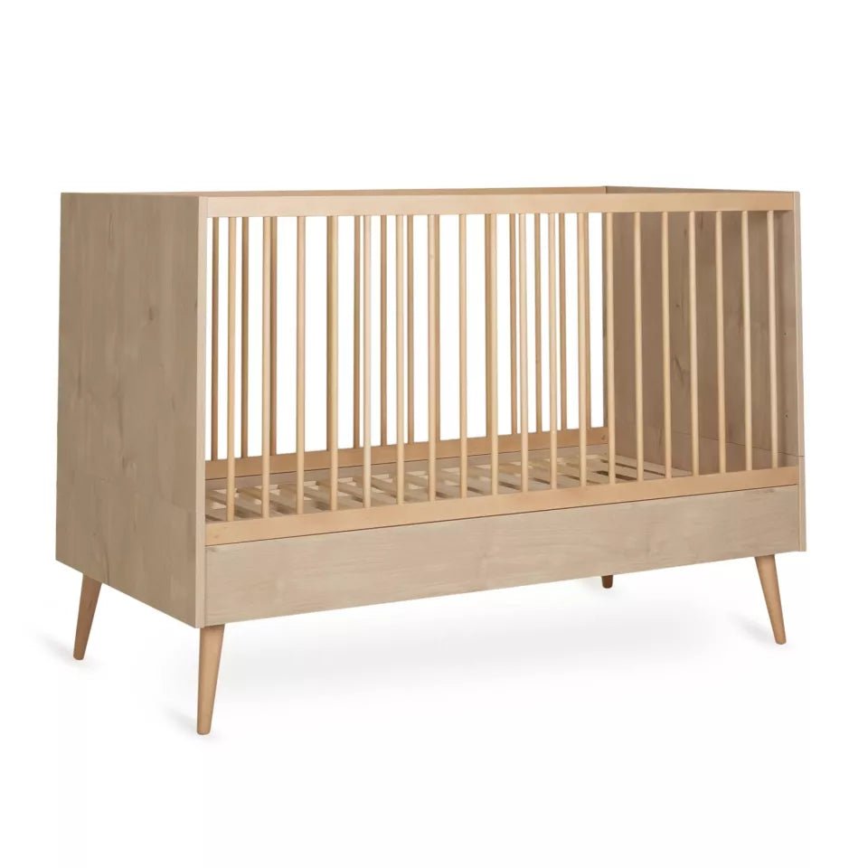 QUAX - Lit Bébé Évolutif COCOON 140 x 70 cm - Chêne Naturel