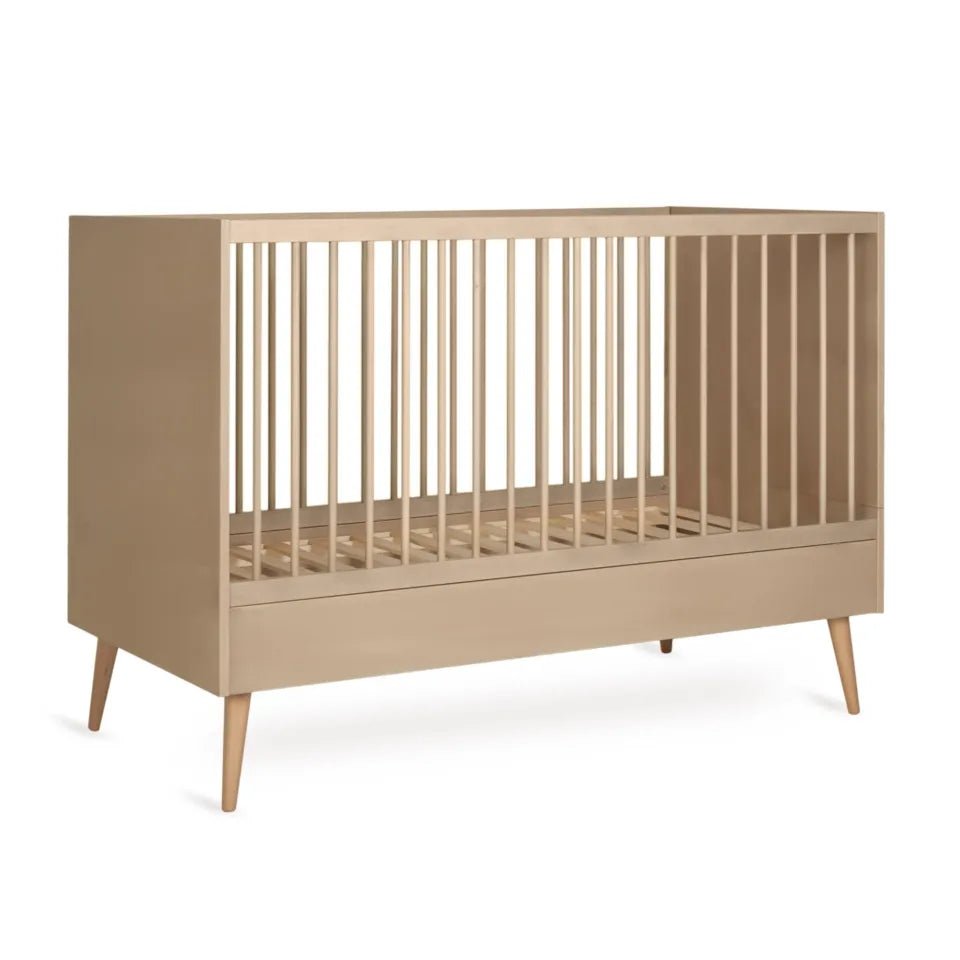QUAX - Lit Bébé Évolutif COCOON 140 x 70 cm - Latte
