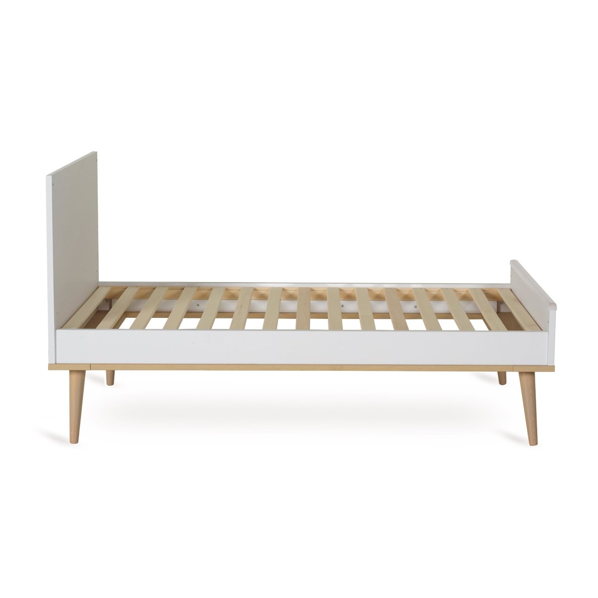 QUAX - Lit Bébé Évolutif Flow 140 x 70 cm - Blanc