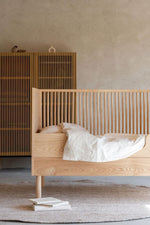 QUAX - Lit Bébé Évolutif HAI NO KI 70 x 140 Cm - Les Petits