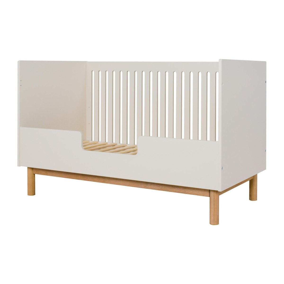 QUAX - Lit Bébé Évolutif MOOD 70 x 140 Cm - Argile