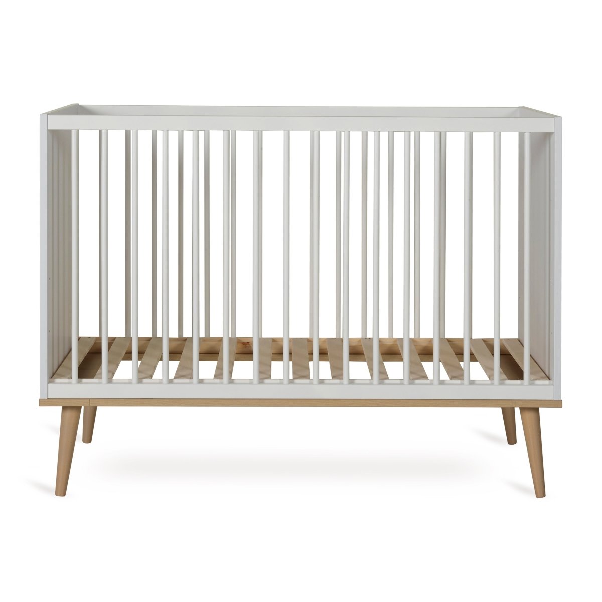 QUAX - Lit Bébé FLOW 120 x 60 cm - Blanc