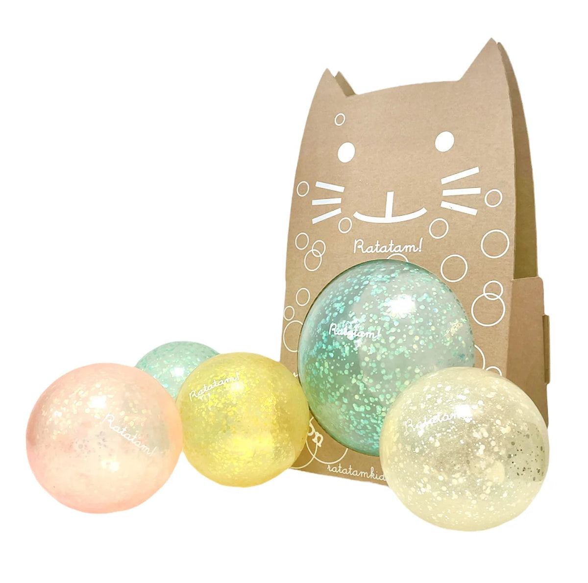 RATATAM KIDS - Ballon Bulle Argent 15 Cm