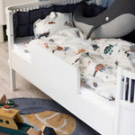 SEBRA - Lit Sebra, Junior & Grow, Blanc Classique, 165 - 200 cm