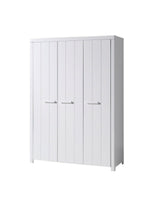 VIPACK - Armoire ERIK 3 Portes Blanc