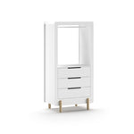 VIPACK - Armoire SMILE 3 Tiroirs Blanc