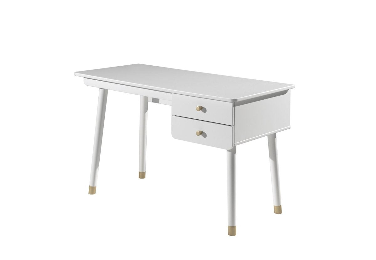 VIPACK - Bureau BILLY Blanc Satiné